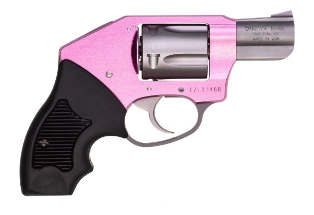 CHARTER ARMS THE PINK LADY OFF DUTY .38 SPL. ALUMINUM 5 SHOT 2IN FIXED CONCEALED PINK STAINLESS STEEL 53851 - Win Repeating Arms Promotion